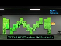 고정 설치 P1.95mm 실내 LED 비디오 벽 500*1000mm 500*750mm 고화질