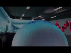P2.0mm LED 구형 화면 시리즈 360도 풀 뷰 디스플레이 크기 사용자 정의