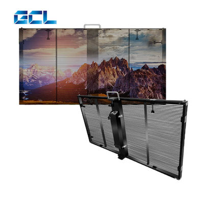 고화질 GCL P3.9 투명 LED 디스플레이 방수 가볍게 설치