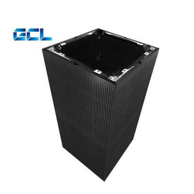 500*1000mm 패널 크기 야외 투명한 LED 디스플레이 커튼 LED 비디오 메시