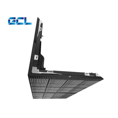 500*1000mm 패널 크기 야외 투명한 LED 디스플레이 커튼 LED 비디오 메시