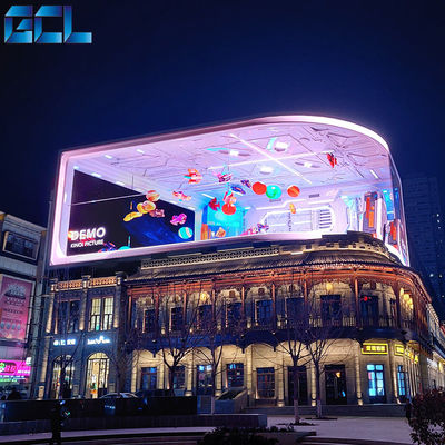 높은 밝기 6500nits 야외 LED 디스플레이 보드 미디어 GCL P6 HD LED 비디오 벽