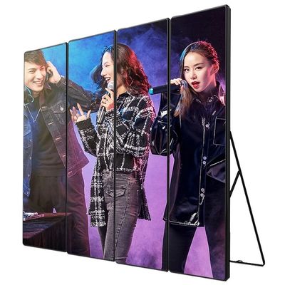 높은 갱신 속도 3840Hz LED 포스터 디스플레이 풀 컬러 아웃도어 방수 LED 포스터