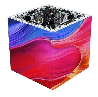 500x500mm 야외 임대 LED 벽 디스플레이 P3.91 무선 스플라이싱 LED 비디오 화면 스테이지 배경 LED 패널