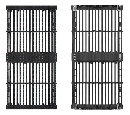 고 밝기 디지털 투명한 LED 디스플레이 P15.6mm IP65 500*1000mm