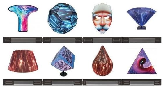 P2.0mm LED 구형 화면 시리즈 360도 풀 뷰 디스플레이 크기는 사용자 정의 할 수 있습니다