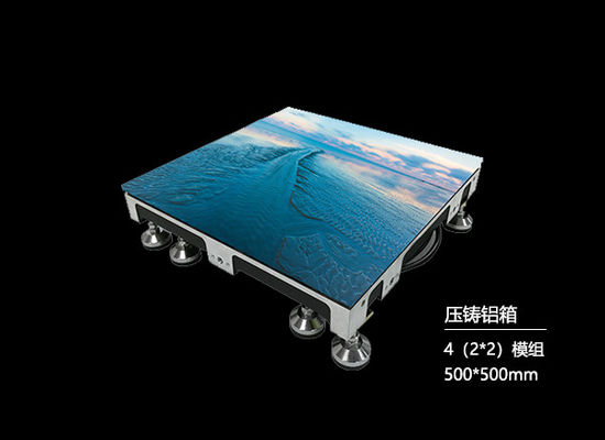 P2.6 댄스 플로어 LED 디스플레이 화면 휴대용 디스코 DJ 인터랙티브 비디오 LED 댄스 플로어 비디오 벽