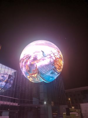 P4 옥외 LED 구형 스크린: 모든 각도에서 놀라운 경험을 선사하는 디스플레이 효과와 구조 기술의 독특한 통합!