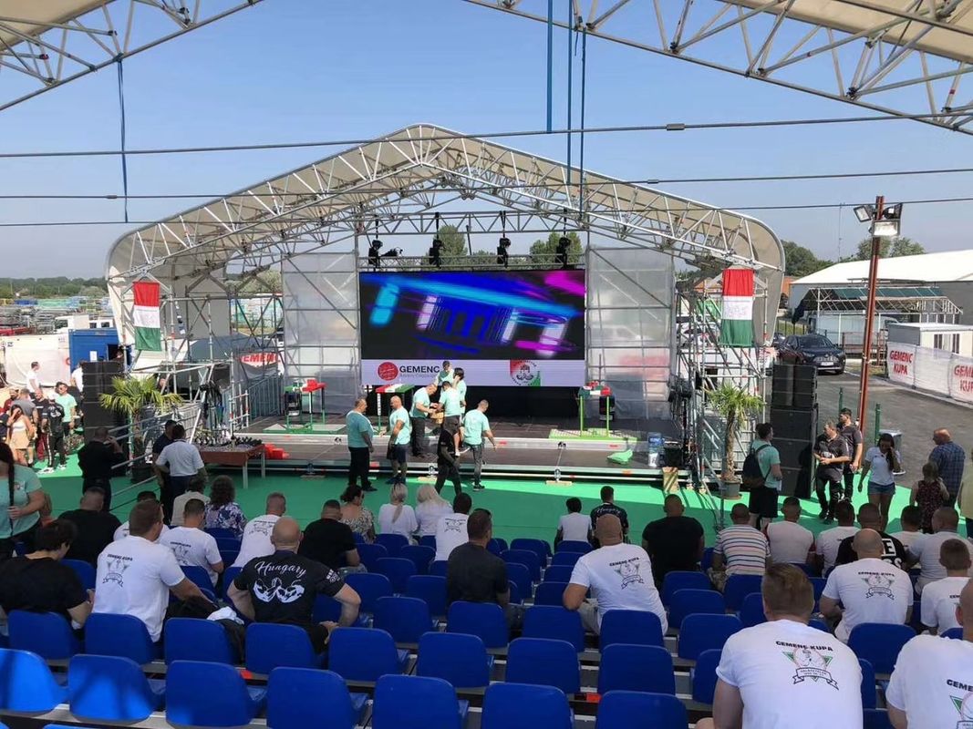야외 하이테크 스테이지 LED 디스플레이 고정 설치 P1.56 스테이지 LED 비디오 벽