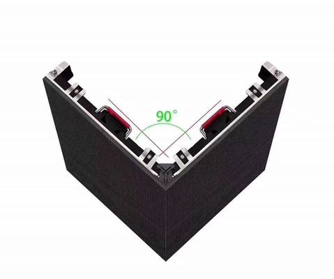 높은 밝기 90도 코너 야외 광고 LED 디스플레이 10000시간 수명