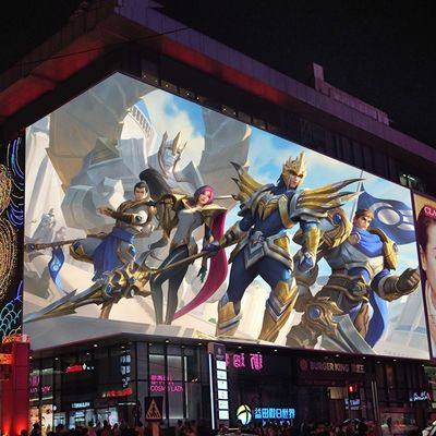 GCL P10 DIP 사진 미디어 용량 터치 스크린과 야외 LED 디스플레이 보드