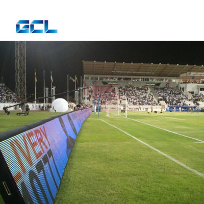 E-스포츠 대형 축구 경기장 이벤트를 위한 P10 강철 내각 경기장 둘레 LED 디스플레이 화면