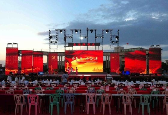 메쉬 렌터 제품 LED 디스플레이 스크린 6500 닛 P3.9-7.8 P10.4mm 쇼핑 센터 무대 교회 관광 명소 이벤트