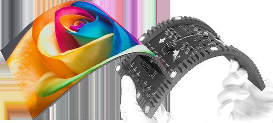 좋은 가격 실내 P1.8mm 플렉시블 LED 스크린 디스플레이 모듈, 유연한 디자인으로 원형, 사각형, 기둥형 디스플레이 스크린으로 조립 가능 온라인으로