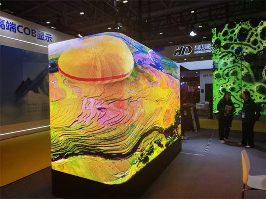 외부 고정 LED 디스플레이 ≥6500 Cd/m2 밝기 IP65 보호 및 디지털 광고판의 ≥100,000 시간 수명
