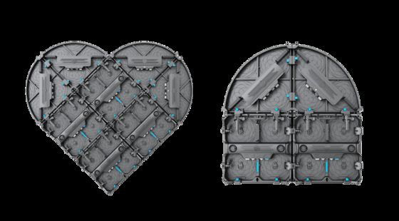 실내 및 실외 행사를 위한 3초 설치 IP34 등급 및 500*500mm 패널 크기의 무대 임대 LED 디스플레이