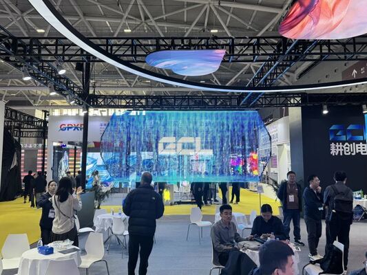 좋은 가격 야외 Gmesh-T 시리즈 투명한 LED 디스플레이, 밝기 10,000 니트, IP65 보호 및 가벼운 디자인 온라인으로